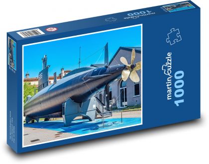 Ponorka - Múzeum vedy, Taliansko - Puzzle 1000 dielikov, rozmer 60x46 cm