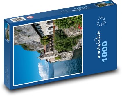 Santa Caterina Del Sasso - Kloster, Italien - Puzzle - 1000 Teile