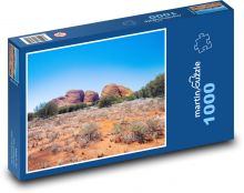 Kata Tjuta - formacje skalne, pustynia Puzzle 1000 elementów - 60x46 cm