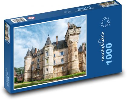 Historický hrad - zámek, věž - Puzzle 1000 dílků, rozměr 60x46 cm