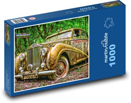 Rolls Royce - limuzína, auto - Puzzle 1000 dielikov, rozmer 60x46 cm