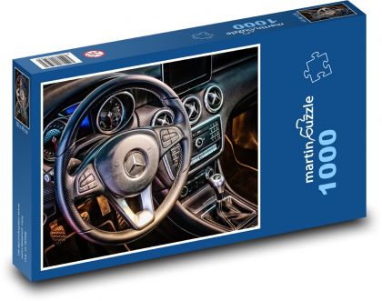 Dashboard - Mecedez Benz, car - Puzzle 1000 pieces, size 60x46 cm 