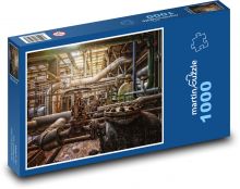 Factory - Building, Tube Puzzle 1000 pieces - 60 x 46 cm 