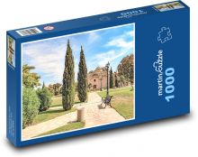 Park - stromy, príroda Puzzle 1000 dielikov - 60 x 46 cm 