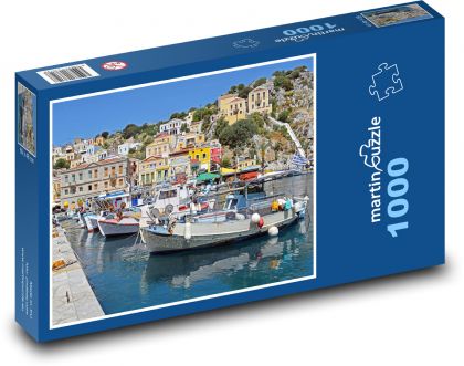 Symi - island, Greece - Puzzle 1000 pieces, size 60x46 cm 