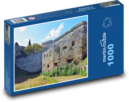 Stredoveký hrad - pevnosť, opevnenie - Puzzle 1000 dielikov, rozmer 60x46 cm
