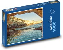 Mořská jeskyně - příroda, skála Puzzle 1000 - 60x46 cm