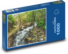 Stream - forest, river Puzzle 1000 pieces - 60 x 46 cm 