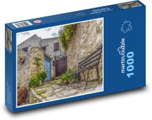 Starý dom - architektúra, výstavba Puzzle 1000 dielikov - 60 x 46 cm 