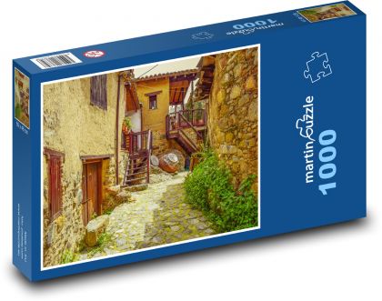 Kakopetria - Cypr, ul. - Puzzle 1000 elementów, rozmiar 60x46 cm