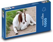 Kozy domowe - rogi, zwierzęta Puzzle 1000 elementów - 60x46 cm