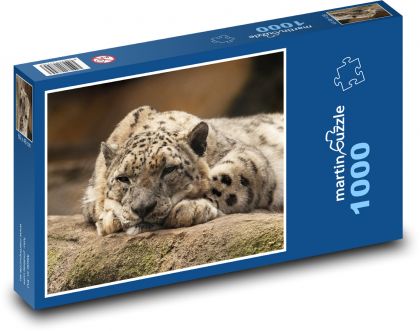 Leopard - divoká mačka, zviera - Puzzle 1000 dielikov, rozmer 60x46 cm
