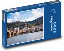 Heidelberg - Německo, město Puzzle 1000 - 60x46 cm