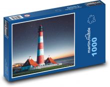 Lighthouse - sunset, landscape Puzzle 1000 pieces - 60 x 46 cm