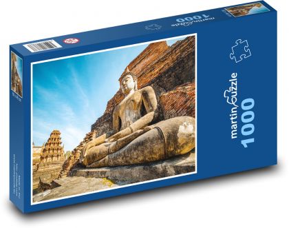 Buddha - Thailand, ruins - Puzzle 1000 pieces, size 60x46 cm 