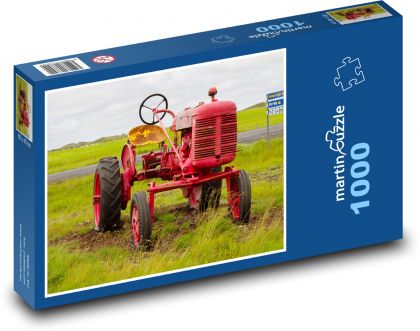 Traktor - Krajina, Island - Puzzle 1000 dielikov, rozmer 60x46 cm