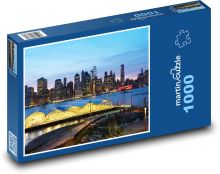 New York - Manhattan, noc Puzzle 1000 - 60x46 cm