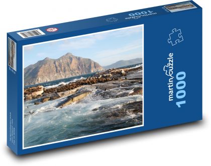 Ostrov Duiker - Jihoafrická republika, moře - Puzzle 1000 dílků, rozměr 60x46 cm