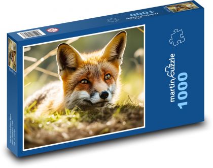 Liška - cicavec, divé zviera - Puzzle 1000 dielikov, rozmer 60x46 cm
