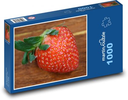 Jahoda - ovoce, jídlo - Puzzle 1000 dílků, rozměr 60x46 cm