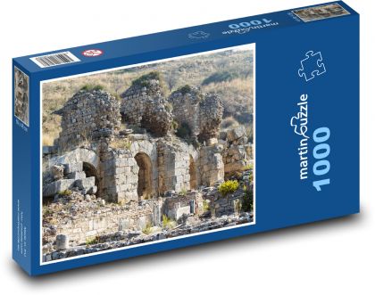 Ruins - hill, architecture - Puzzle 1000 pieces, size 60x46 cm 