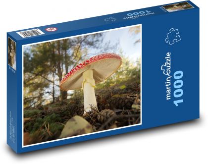 Rote Kröte - Wald, Pilz - Puzzle - 1000 Teile