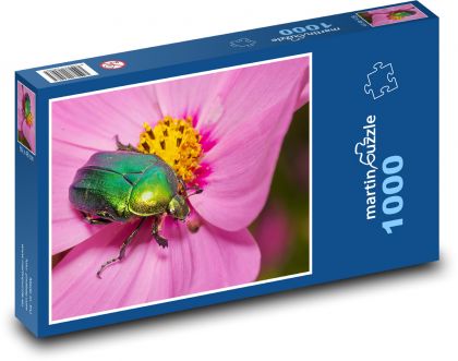Kvet - chroust, kvet - Puzzle 1000 dielikov, rozmer 60x46 cm