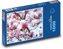 Magnölie - flower, plant Puzzle 1000 pieces - 60 x 46 cm