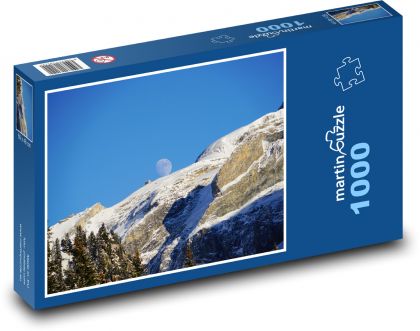 Mesiac - hora, príroda - Puzzle 1000 dielikov, rozmer 60x46 cm