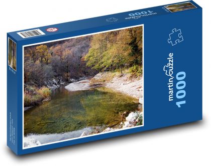 Autumn - river, nature - Puzzle 1000 pieces, size 60x46 cm 