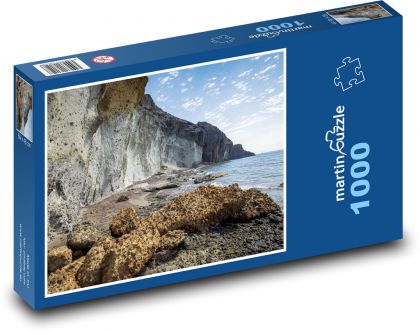 Cabo de gata - Spain, beach - Puzzle 1000 pieces, size 60x46 cm 