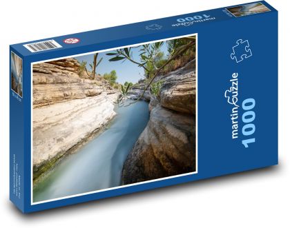 Rzeka - Murcia, Hiszpania - Puzzle 1000 elementów, rozmiar 60x46 cm
