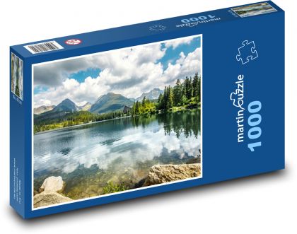 Wysokie Tatry - góry, krajobraz - Puzzle 1000 elementów, rozmiar 60x46 cm