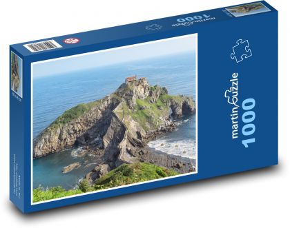 Moře - ostrůvek, krajina - puzzle 1000 dílků