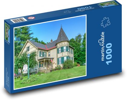 Viktorianisches Haus - Natur, Bäume - Puzzle - 1000 Teile