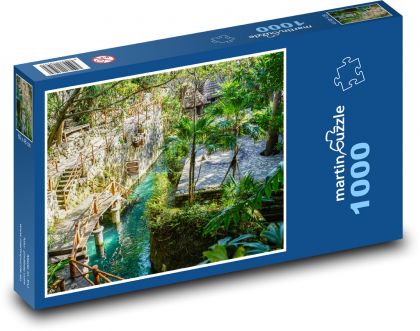 Mexico - Cancun, příroda - Puzzle 1000 dílků, rozměr 60x46 cm