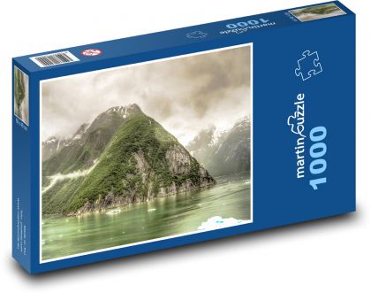Alaska - mountains, snow - Puzzle 1000 pieces, size 60x46 cm 