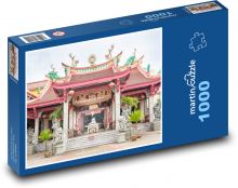 Phuket - chrám, Thajsko Puzzle 1000 dílků - 60 x 46 cm