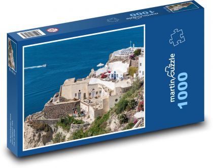Santorini - Greece, sea - Puzzle 1000 pieces, size 60x46 cm 