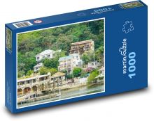 Honduras - přístav, město Puzzle 1000 - 60x46 cm