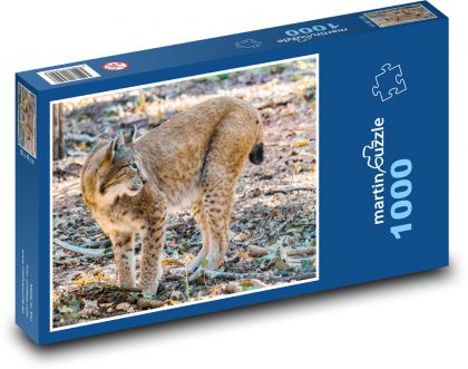Lynx - veľká mačka, zviera - Puzzle 1000 dielikov, rozmer 60x46 cm