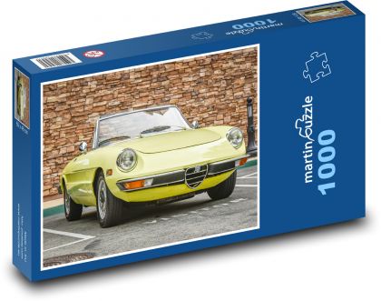 Alfa Romeo - auto, historický - Puzzle 1000 dílků, rozměr 60x46 cm