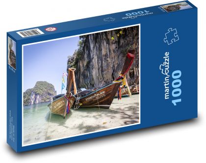 Thajsko - lode, pláže - Puzzle 1000 dielikov, rozmer 60x46 cm