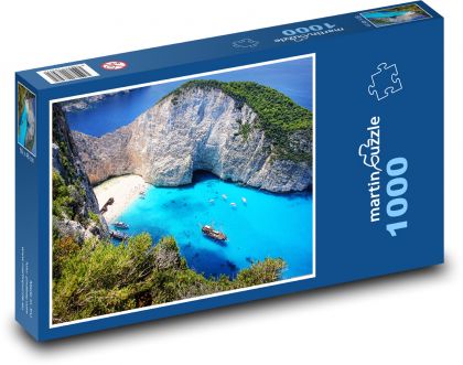 Zakintos - Grecja, morze - Puzzle 1000 elementów, rozmiar 60x46 cm