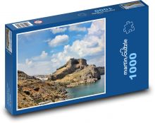 Rhodos - Řecko, hrad Puzzle 1000 - 60x46 cm