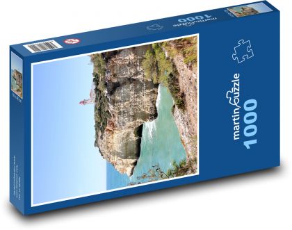 Portugalsko - Algarve, pobrežie - Puzzle 1000 dielikov, rozmer 60x46 cm