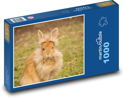Rabbit - pet, animal - Puzzle 1000 pieces, size 60x46 cm 