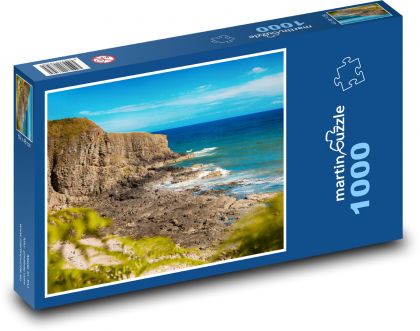 Klif skalny - morze, ocean - Puzzle 1000 elementów, rozmiar 60x46 cm