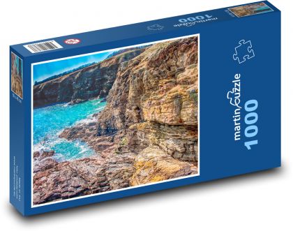 More - skaly, útes - Puzzle 1000 dielikov, rozmer 60x46 cm