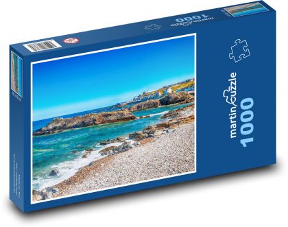 Steinstrand - Meer, Klippen - Puzzle - 1000 Teile